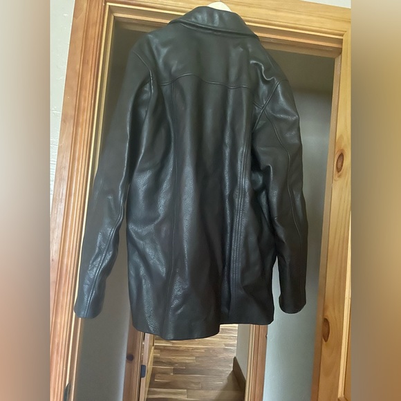 Pelle Studio Fine Black Leather Jacket with collar - Picture 1 of 2
